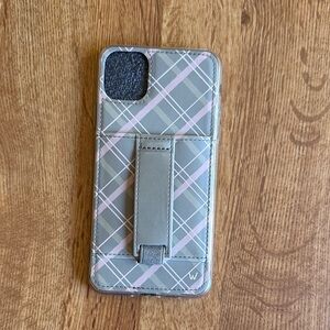Walli Green and Tan iPhone Case with Kickstand and Card Holder